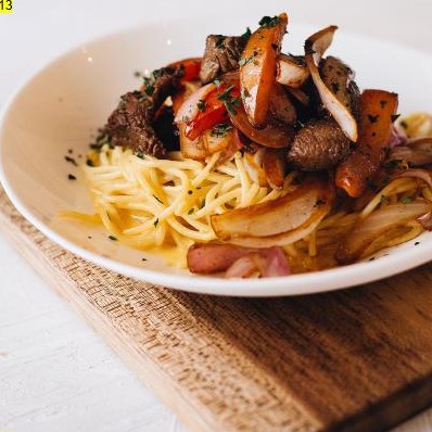 Spaghetti huancaína